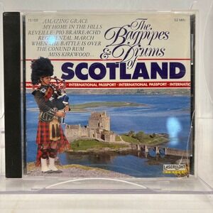 The Bagpipes & Drums of Scotland CD Gordon Highlanders LaserLight 15159 1990
